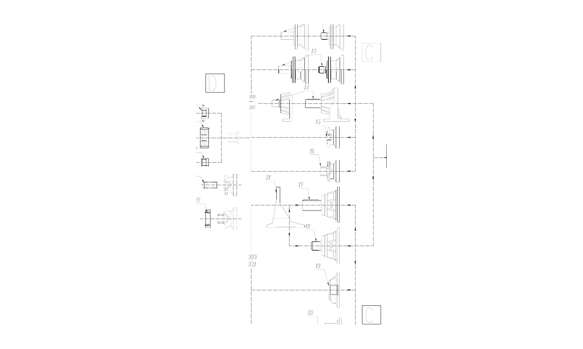 How a Planetary Gear Set Works: Sun, Planets, Ring and Carrier - inspection, mesh or application detail